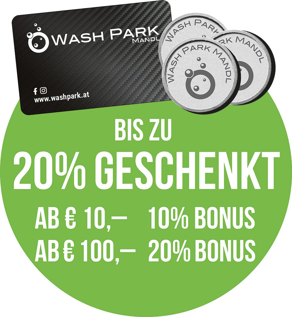 Bis zu 20% geschenkt
